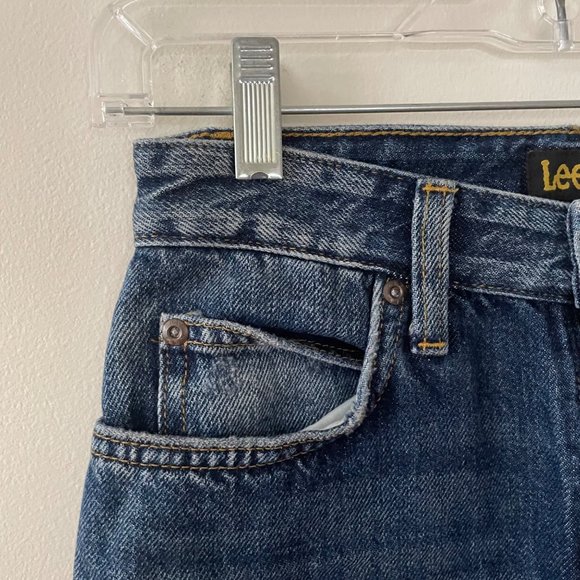NWT Lee Vintage Modern High Rise Straight Leg Ankle 25 KC Blues - Picture 5 of 16